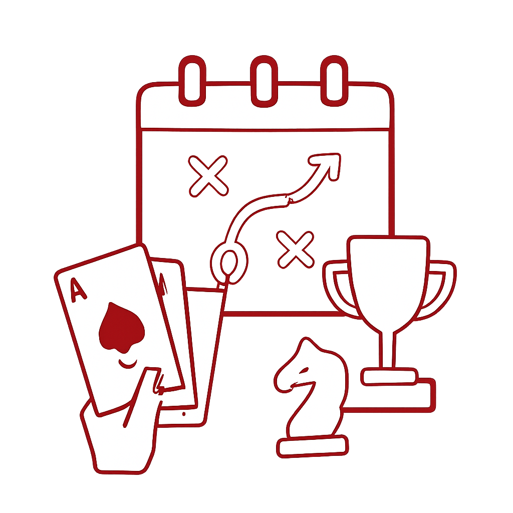 Diagram illustrating key strategies for A23 Rummy.