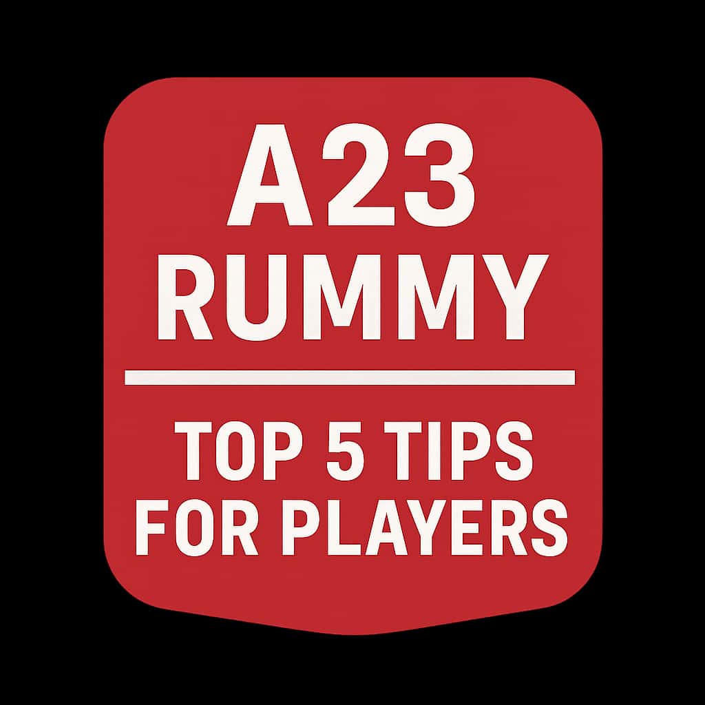 An icon showcasing A23 Rummy tips and guidance.